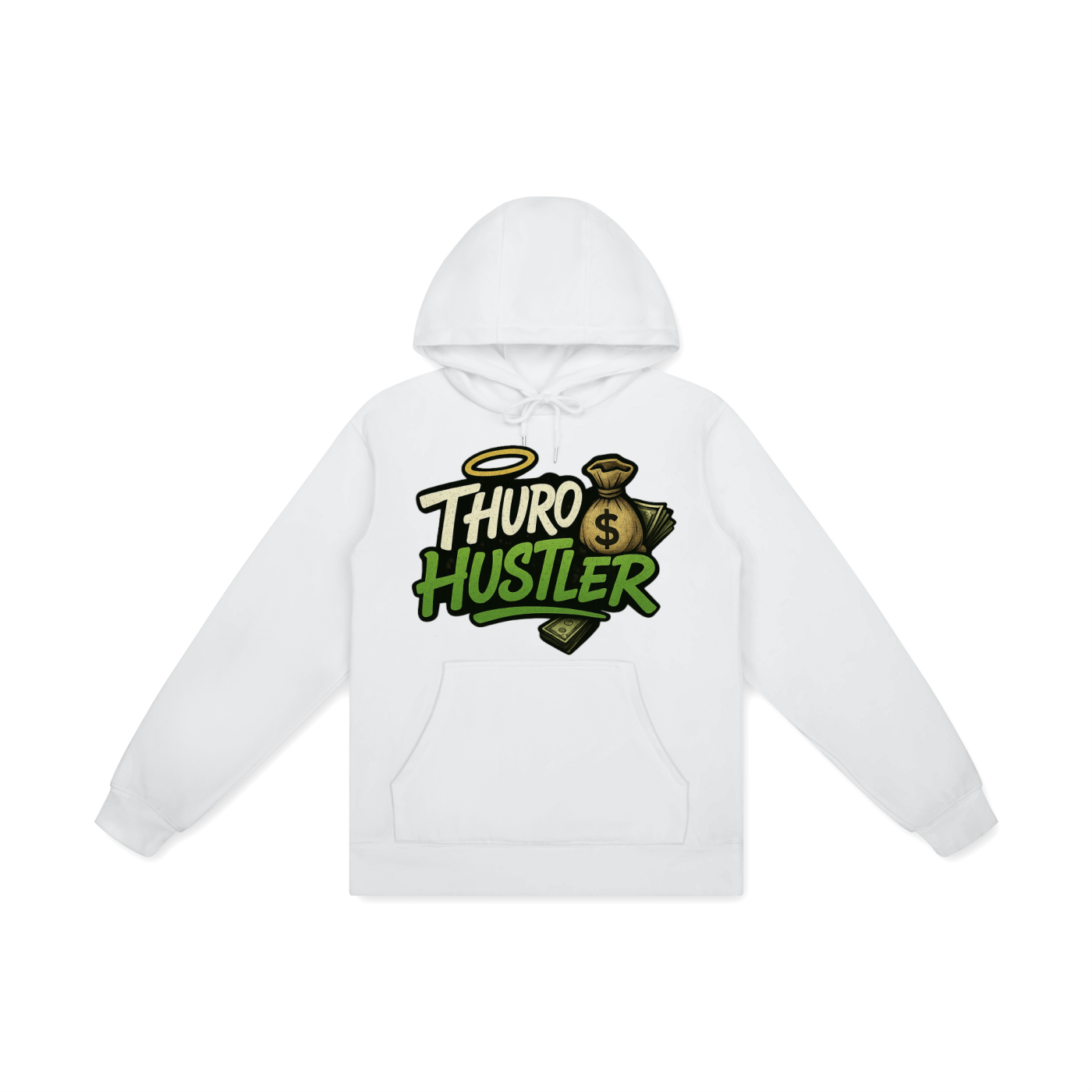 White ThuroHustler Hoodie