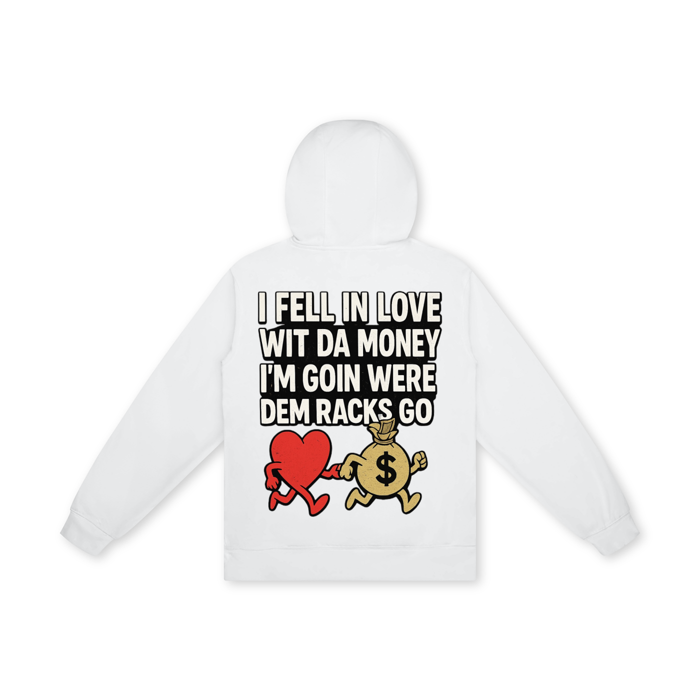 White ThuroHustler Hoodie